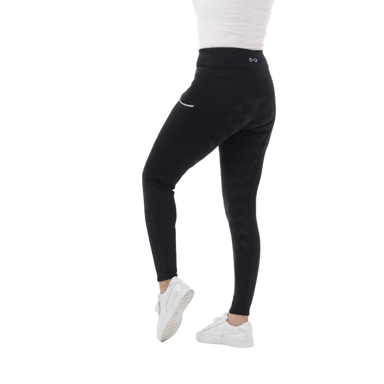 Leggings Da Donna Agadir Riding World Nero 989501 BLACK RIDING WORLD 
