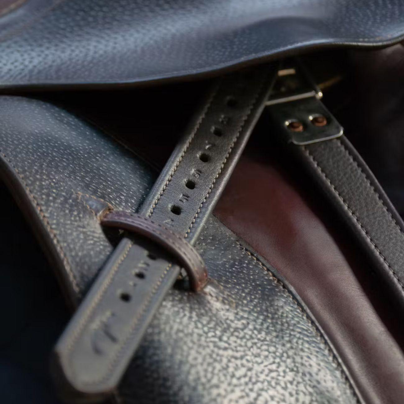 DY'ON PREMIUM SOFT LEATHER STIRRUP STRAP DY'ON Marrone STAFFILI SA01 BROWN DY'ON 