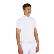 Polo Da Concorso Hunt Equestro 09AMA-AB00441 WHITE EQUESTRO 
