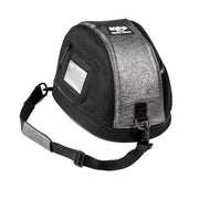 COVE-SAC.34X26X22.BLKGSIL NERO-GLITTER SILVER KEP ITALIA