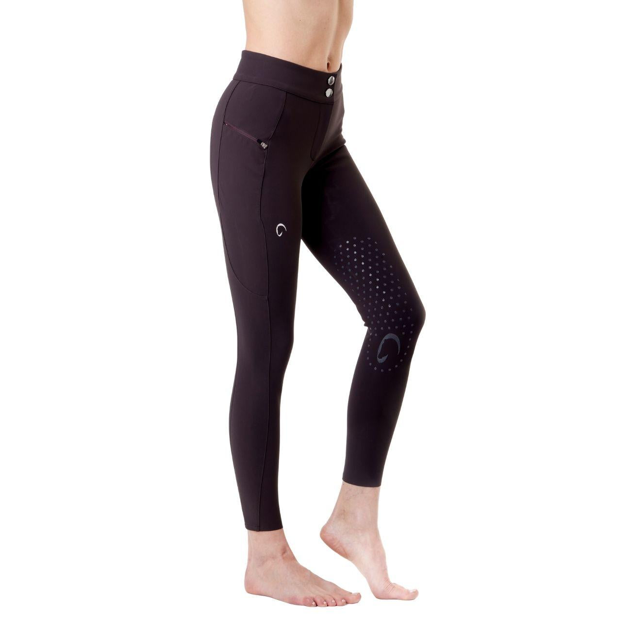 Pantalone Da Donna Half Grip Venezia Mascheroni Marrone 09MA-02VENEZIA 499MARRONE MASCHERONI SELLERIA 