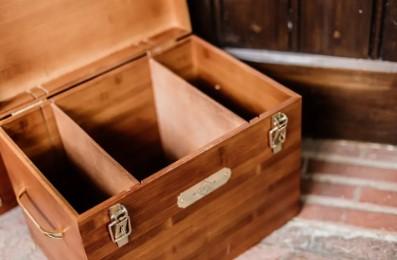 TACK BOX IN LEGNO 30X40X28cm. 82115 05BROWN GROOMING DELUXE 