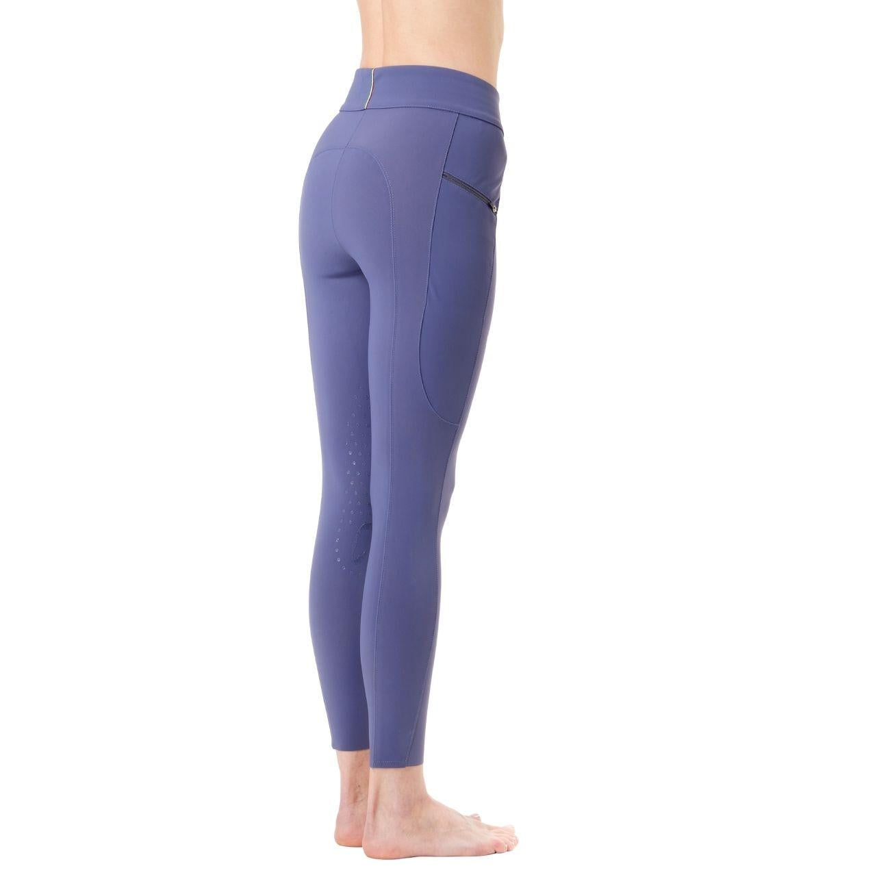 Pantalone Da Donna Half Grip Venezia Mascheroni Celeste 09MA-02VENEZIA 504CELESTE MASCHERONI SELLERIA 