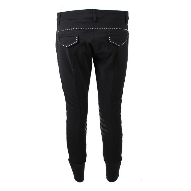 ANIMO Nosi Nero Pantaloni Da Equitazione 12AMNOSI 01NERO ANIMO 