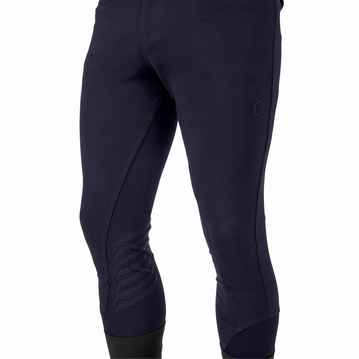 PANTALONE DA EQUITAZIONE UOMO MOD.MARCEAU MATT CON GRIP 09SS-MARCEAUMATT NAVY SAMSHIELD 