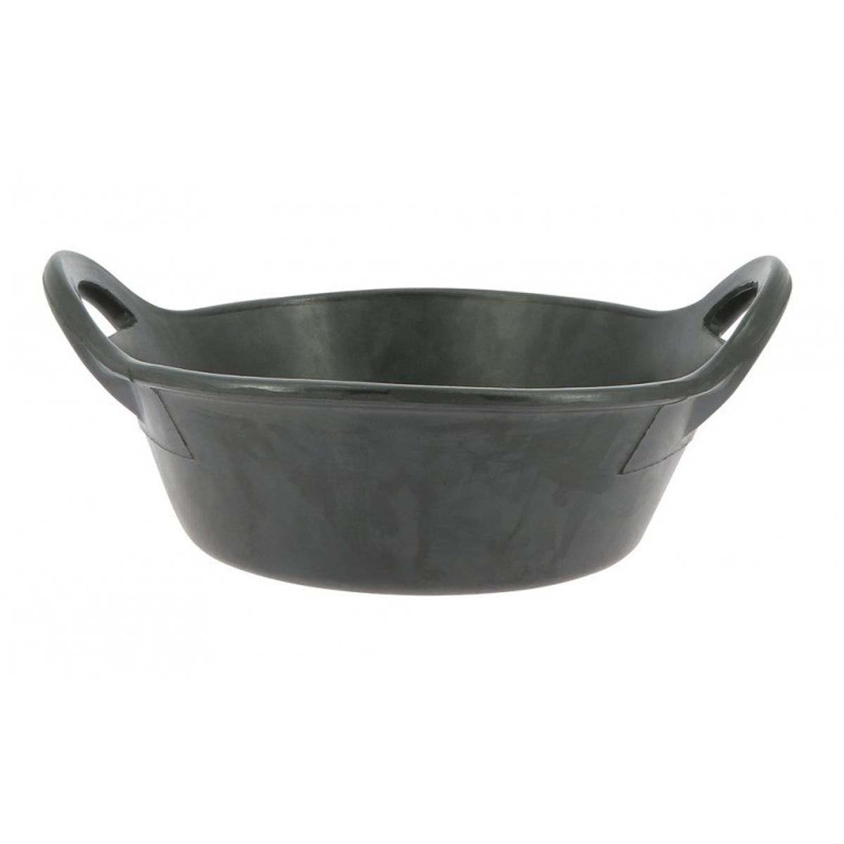 MANGIATOIA IN GOMMA CON MANICI FLESSIBILE 12LT. 704009 002NERO HIPPO-TONIC