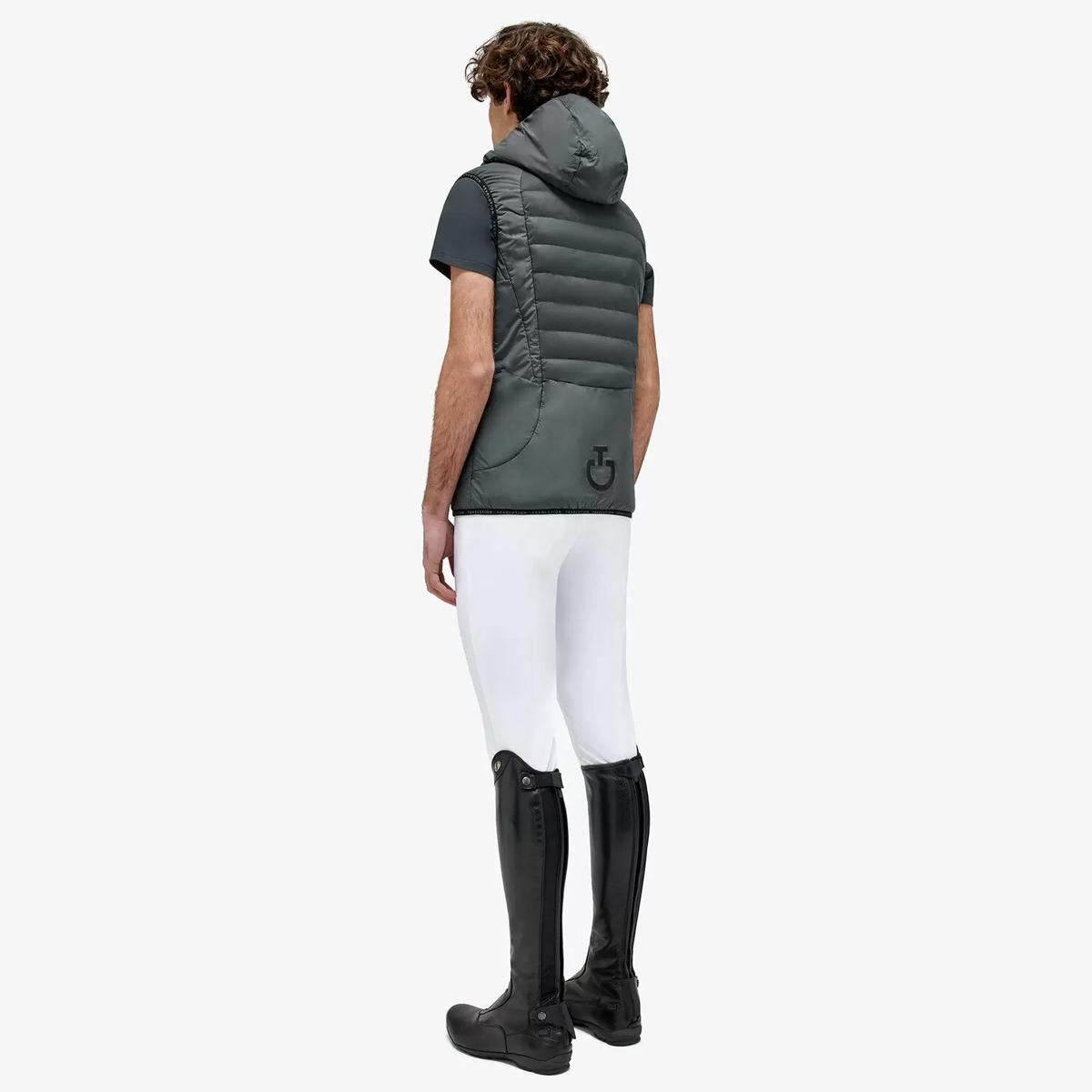 SMANICATO UOMO CON CAPPUCCIO RIMOVIBILE R-EVO CAVALLERIA TOSCANA 30CT-GLU272NY099 8989CHARCOAL GREY CAVALLERIA TOSCANA 