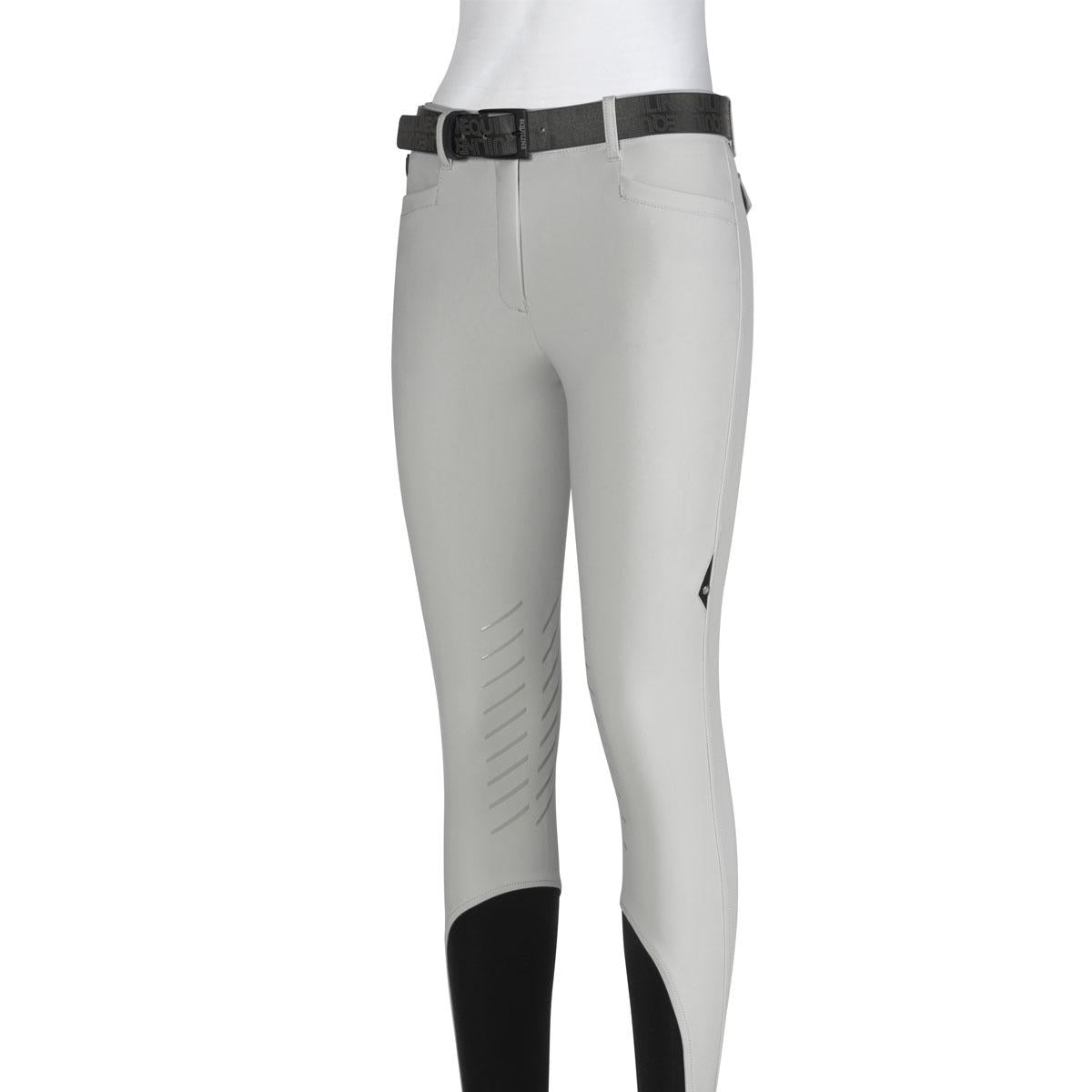 PANTALONI DONNA CON GRIP AL GINOCCHIO MOD.CATIRK 30EQ-ES123PN09048 024ICE EQUILINE