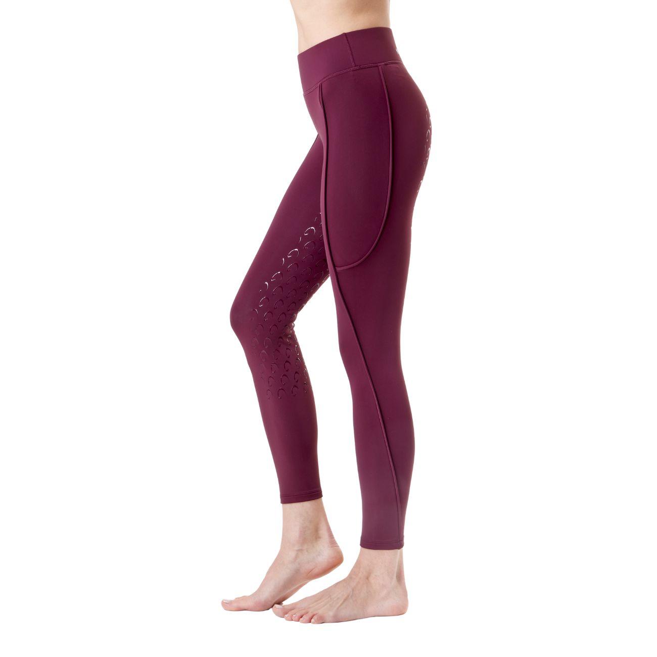 Leggings Donna Full Grip Mascheroni Bordeaux 30MA-LEGGINGS BORDEAUX MASCHERONI SELLERIA 