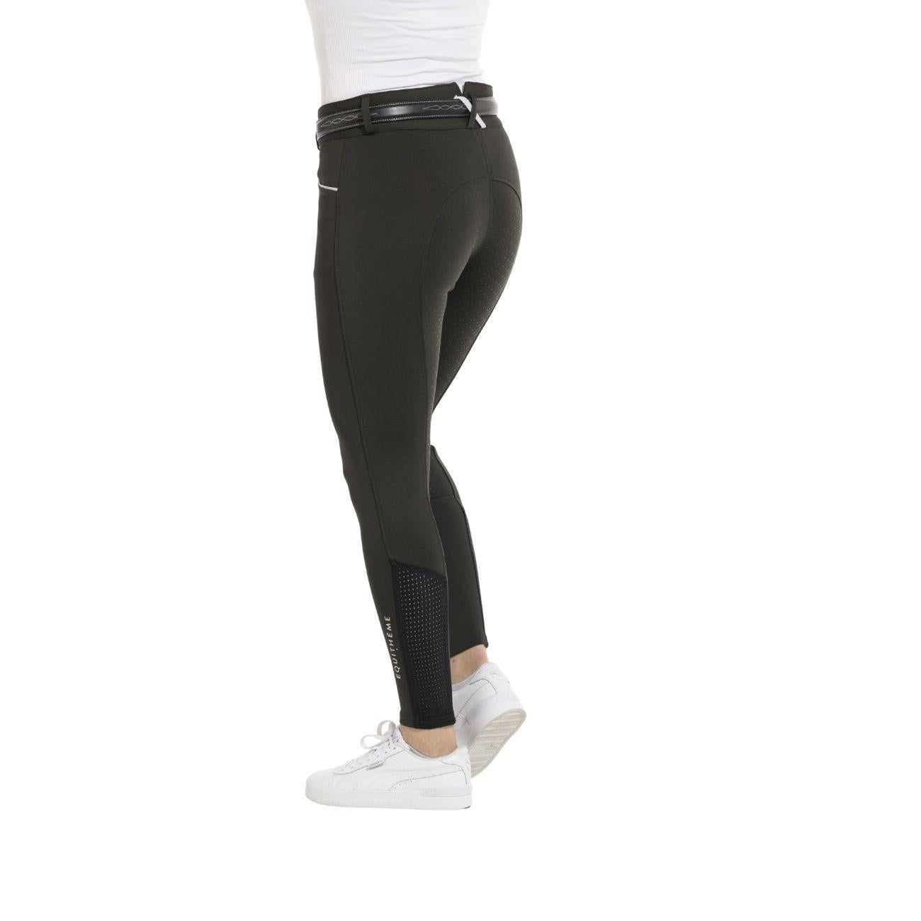 Pantaloni Da Donna Claudine Equitheme Verde 979788 DARK GREEN EQUITHEME 