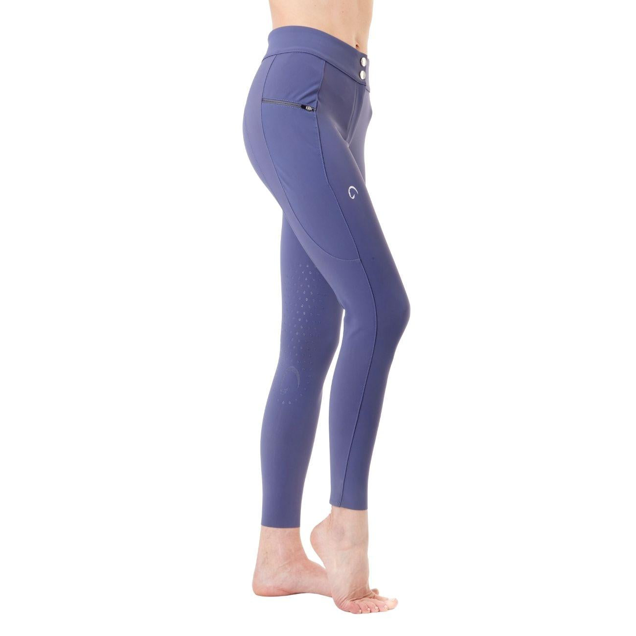 Pantalone Da Donna Half Grip Venezia Mascheroni Celeste 09MA-02VENEZIA 504CELESTE MASCHERONI SELLERIA 