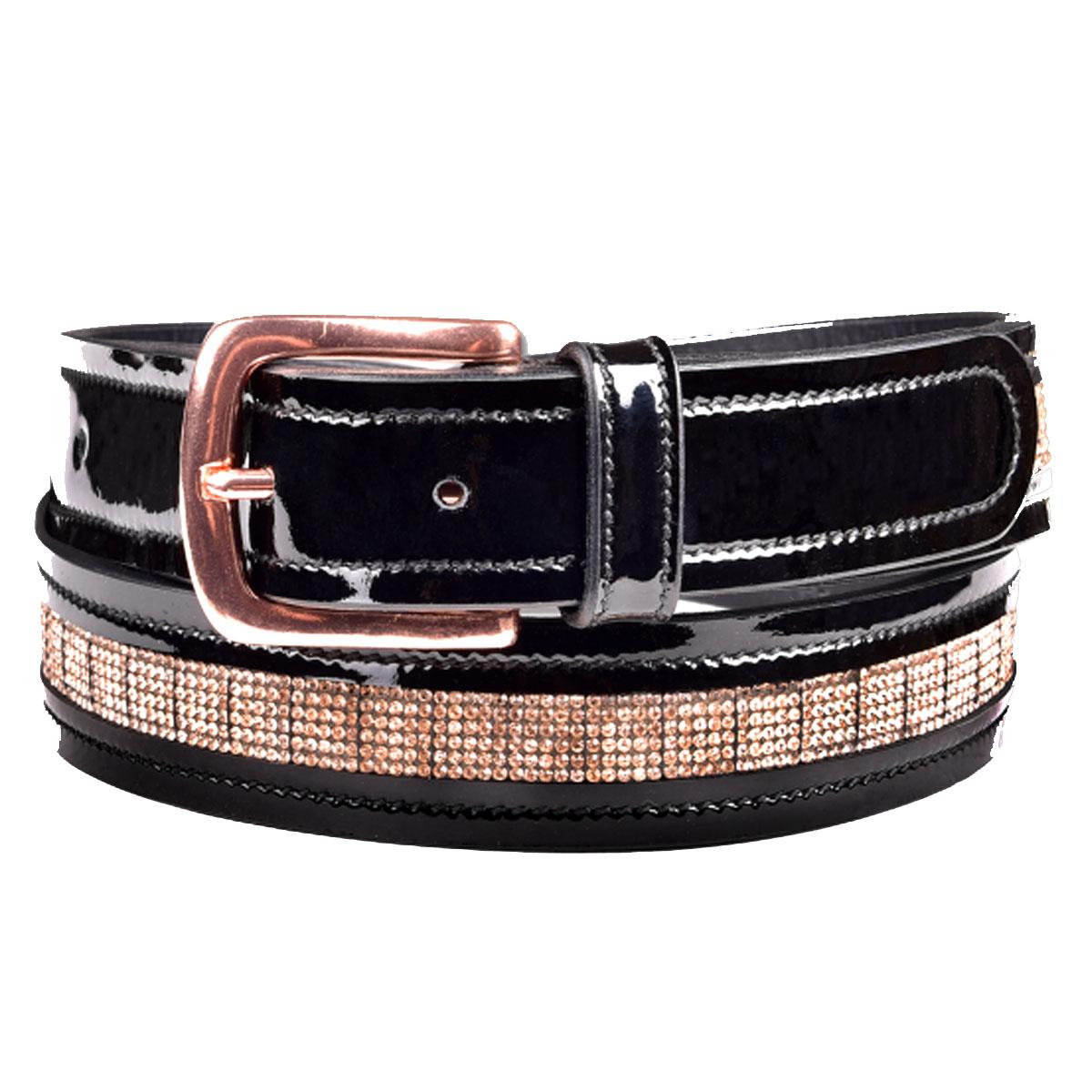 Cintura In Cuoio Con Fibbieria Rose Gold ELT 09WL-32181 ROSE COL CRYSTALS ELT 
