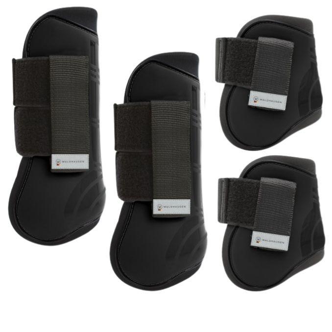 Waldhausen SET TENDON & FETLOCK BOOTS PRO Nero SET PROTEZIONI 3848 01BLACK WALDHAUSEN 