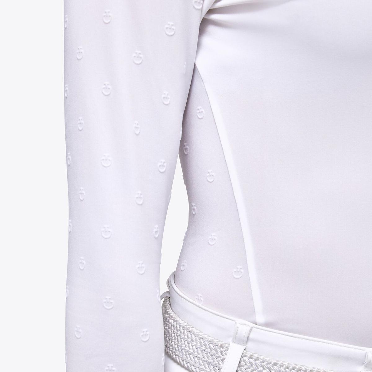 POLO DA CONCORSO MANICA LUNCA CAVALLERIA TOSCANA 29CT-POD312PA063 0001WHITE CAVALLERIA TOSCANA 
