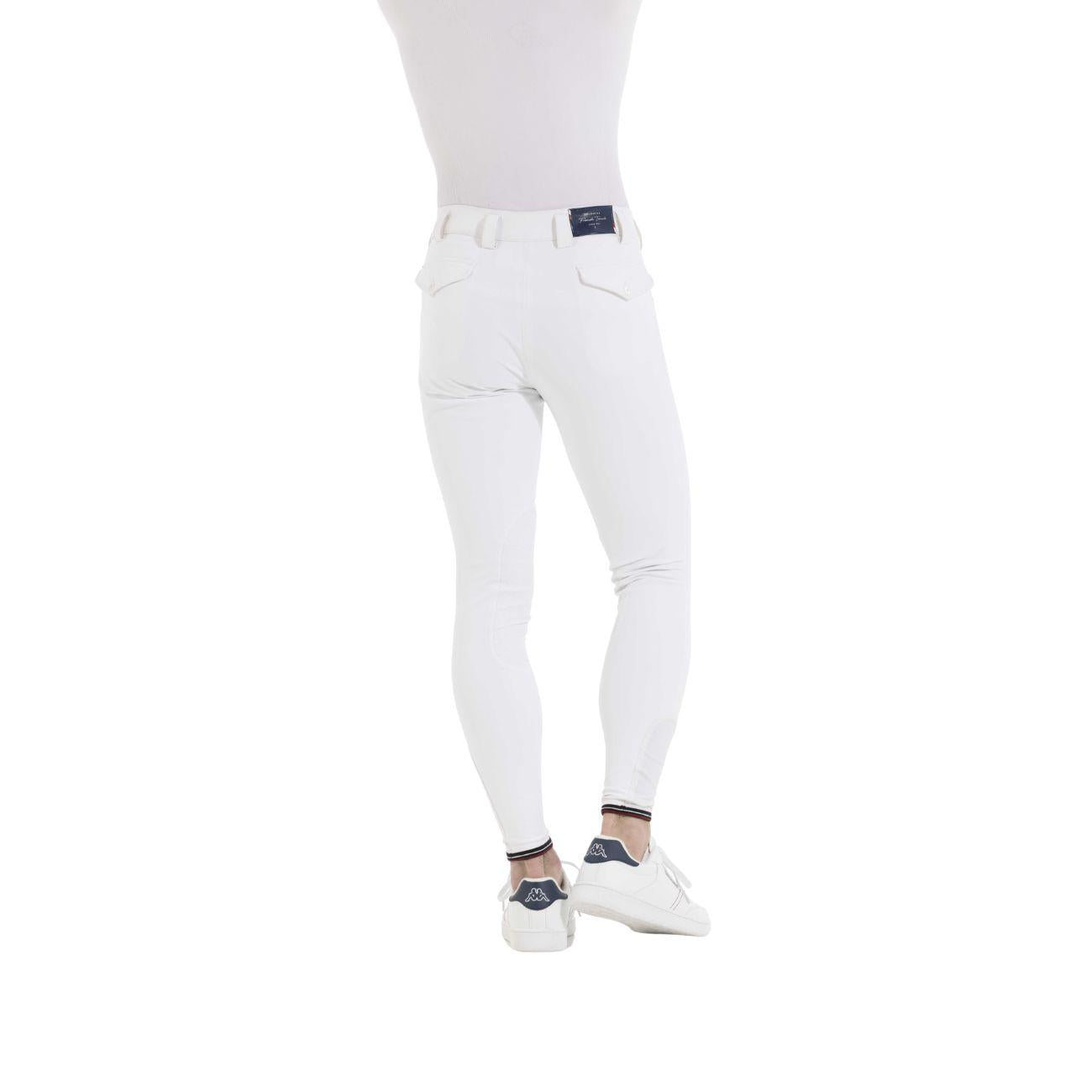 Pantaloni Da Uomo Eliot Equitheme 979368 WHITE EQUITHEME 