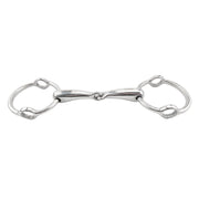Snaffle bit ELEVATORE AD ANELLI ? MM 75 SNODATO CANNA MM 18 30SA-00351 INOX SARTORE
