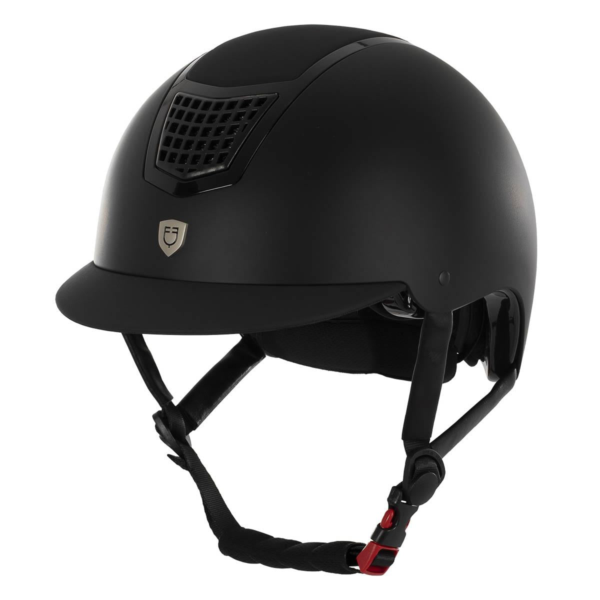 CAP EQUESTRO MOD.ECLIPSE PLAIN MAT ETU00003 BLACK/BLACK EQUESTRO