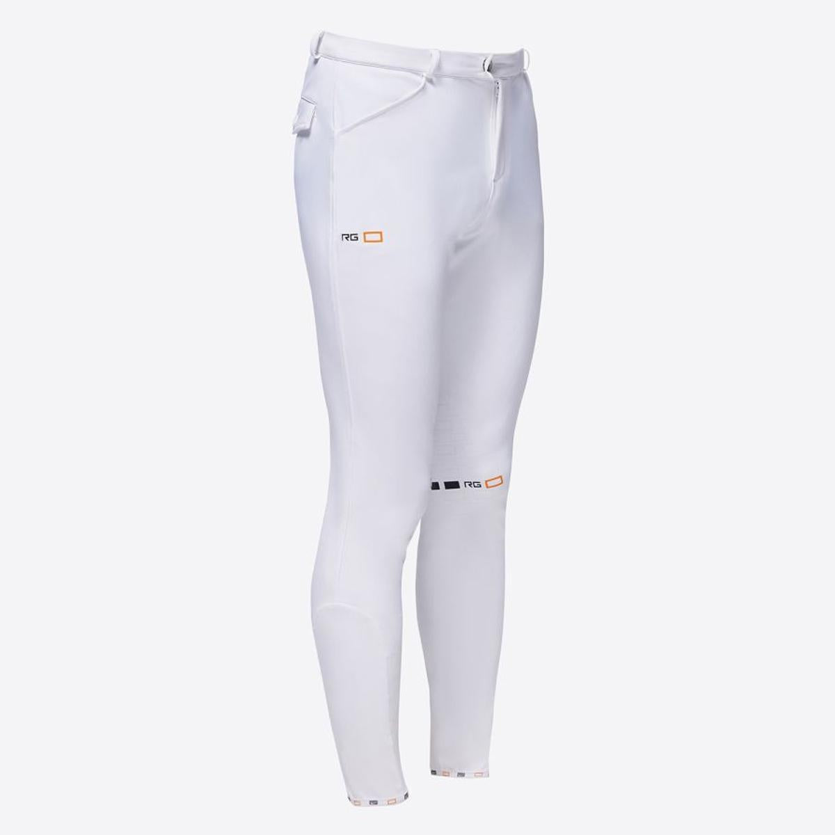 RG - CT PANTALONE UOMO CON GRIP AL GINOCCHIO WHITE PANTALONI DA EQUITAZIONE 31RG-BRM004JS004 0001WHITE RG - CT 