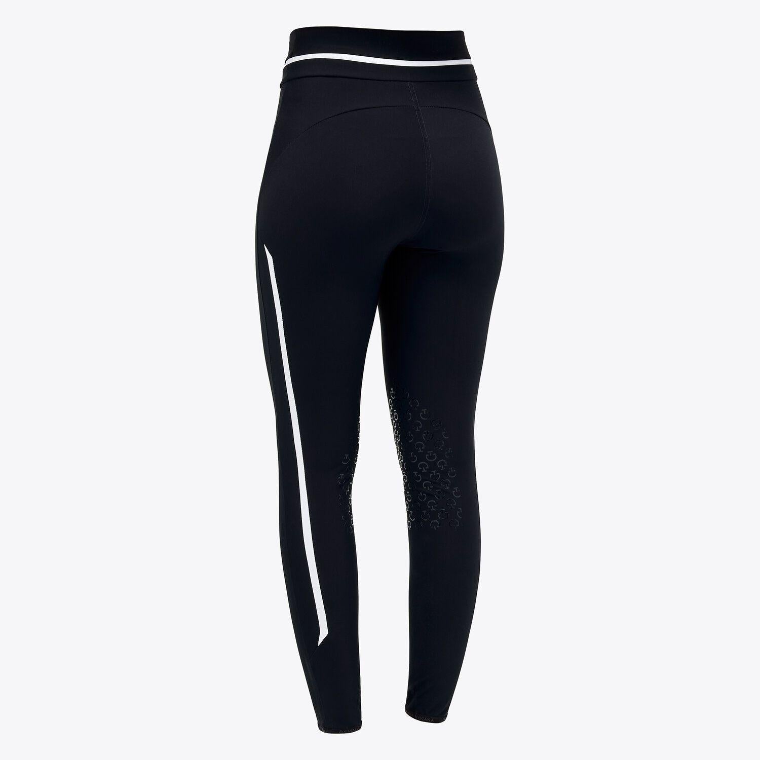 LEGGINS DONNA A VITA ALTA  CAVALLERIA TOSCANA 29CT-PAD176JE115 7901BLU NAVY CAVALLERIA TOSCANA 