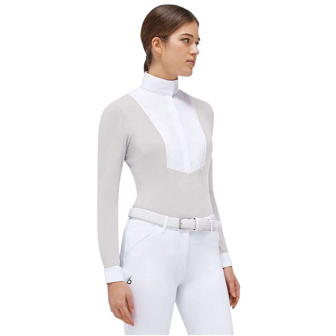 CAVALLERIA TOSCANA Camicia Da Concoso Donna A Manica Lunga American Grigio CAD097JF024 GRIGIO CHIARO 