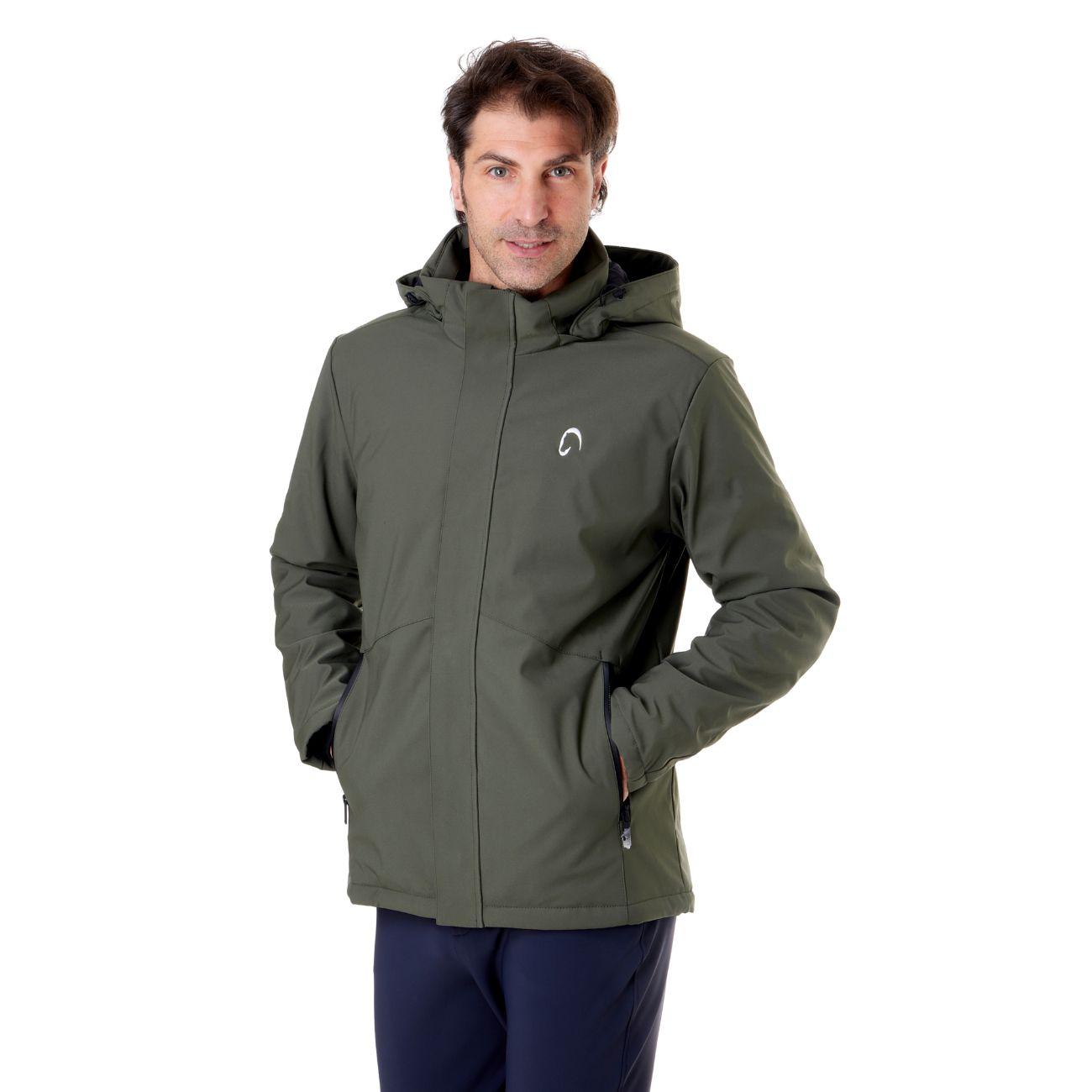 Giubbotto Unisex Con Cappuccio Mascheroni 12K3227MASE319 OIL GREEN MASCHERONI SELLERIA 