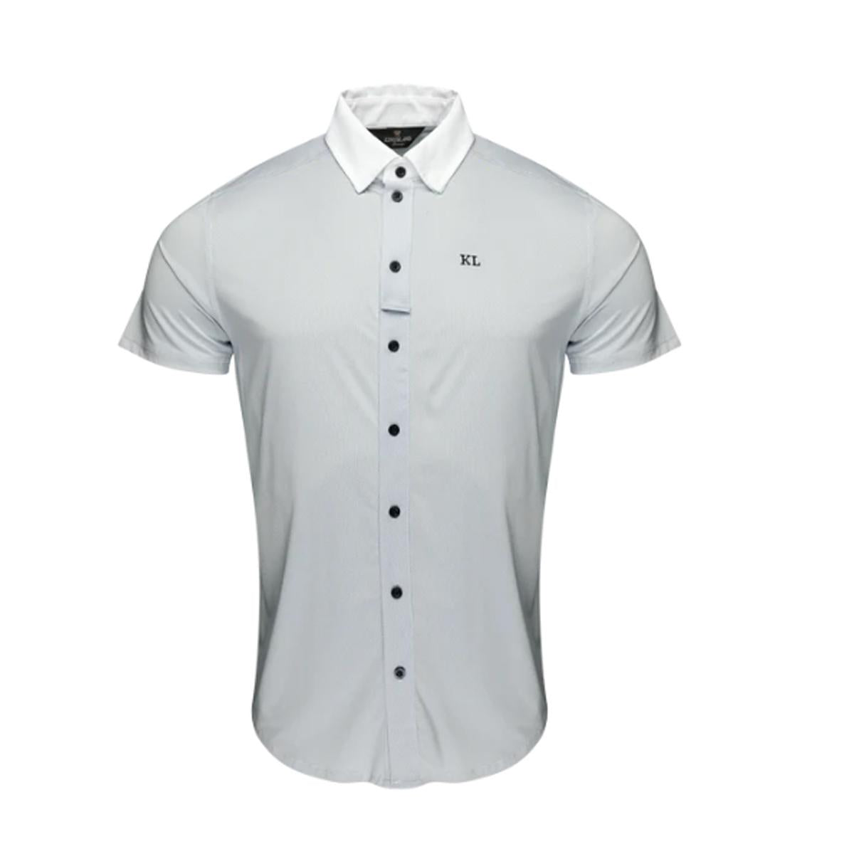 CAMICIA UOMO CON BOTTONI KLCHARLES 30KING-2320222109 6213BLUE INFINITY KINGSLAND