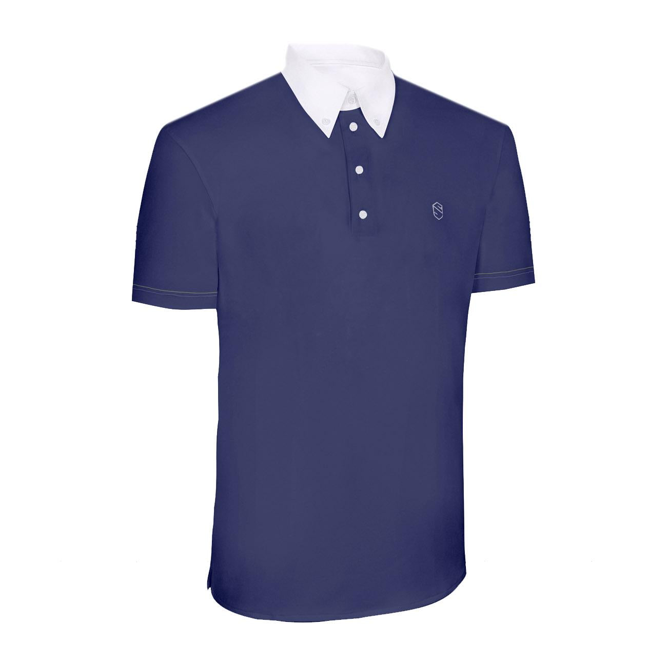 POLO DA COMPETIZIONE UOMO MANICA CORTA MOD. CHARLES SAMSHIELD 09SS-SS-SHRT NAVY SAMSHIELD