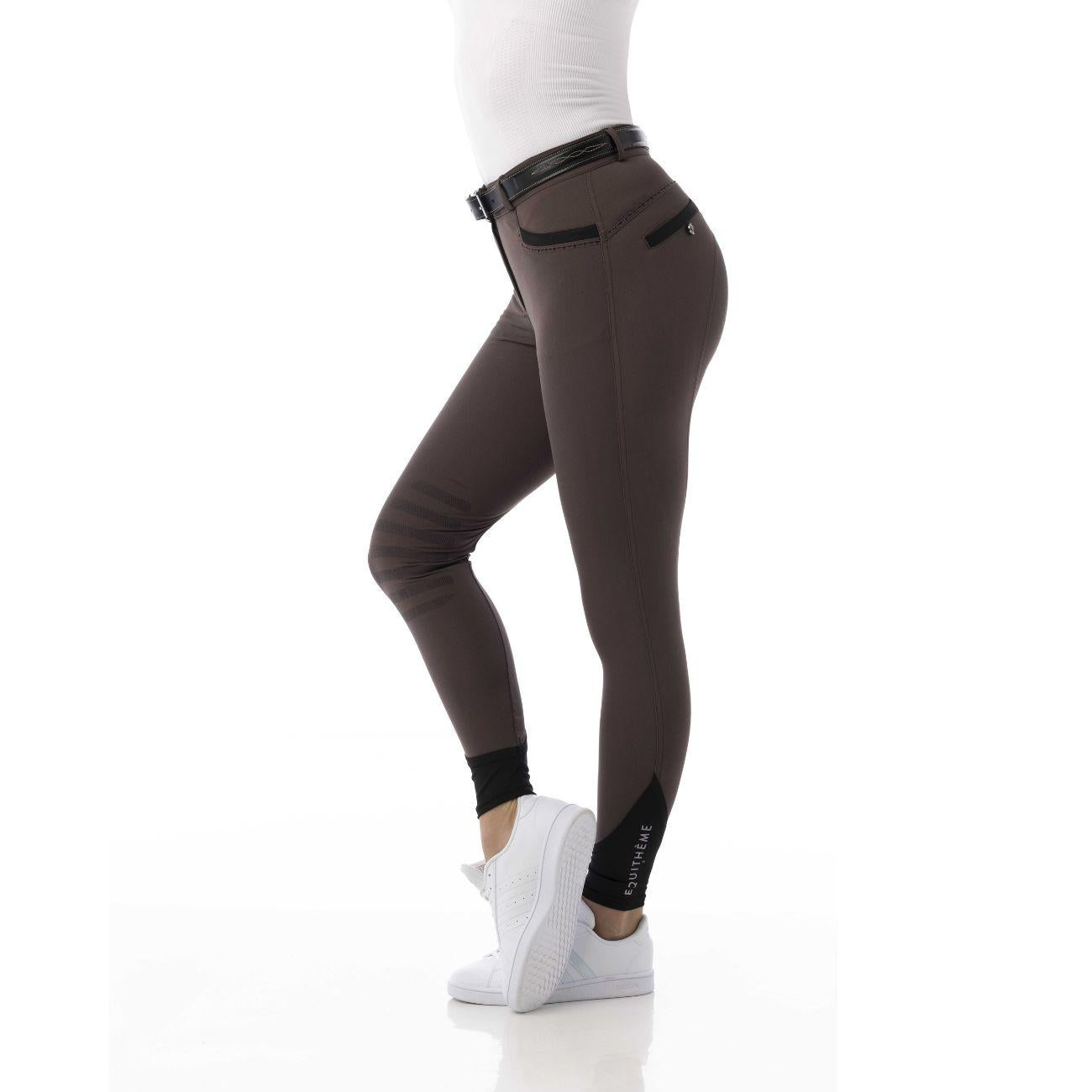 Pantaloni Safir Equitheme 979357 BROWN/BLACK EQUITHEME 