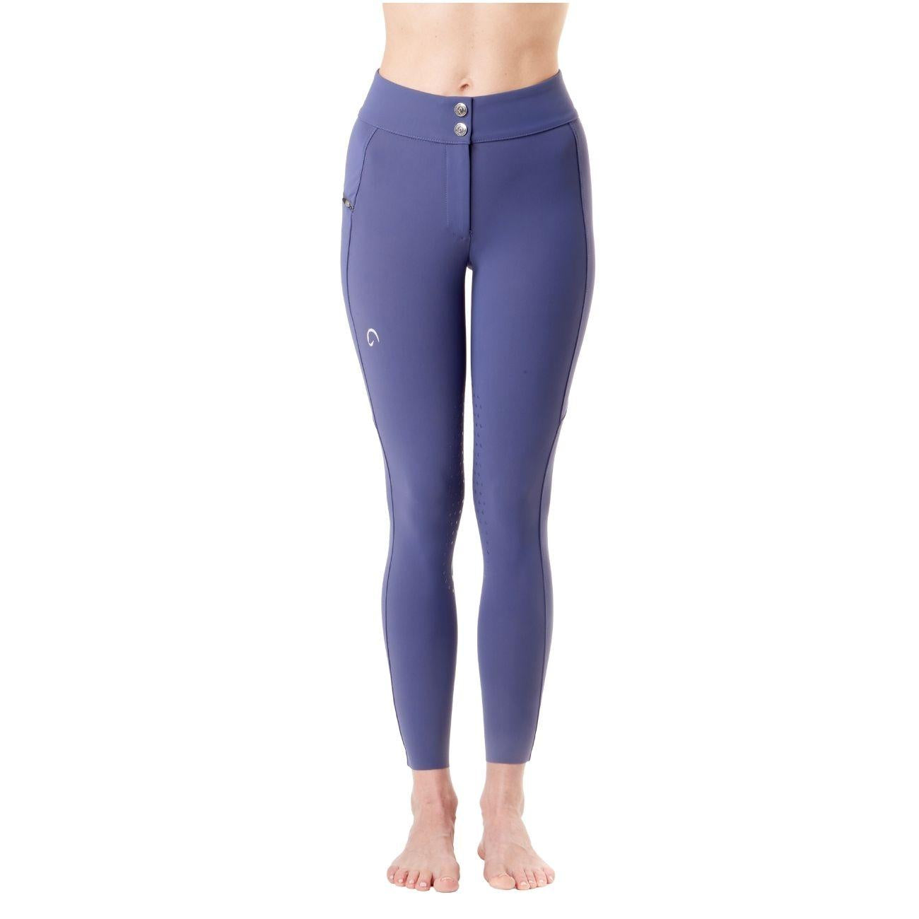 Pantalone Da Donna Half Grip Venezia Mascheroni Celeste 09MA-02VENEZIA 504CELESTE MASCHERONI SELLERIA 