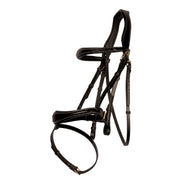 Testiera Con Capezzino Anatomico Mascheroni Nero 30MA-HGE-ABWS BLACK MASCHERONI SELLERIA 