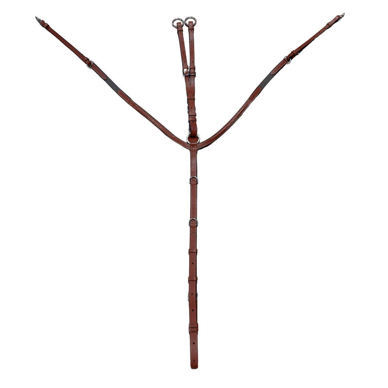 Collier De Chasse In Cuoio Mascheroni Marrone 09MA-COLLIER LIGHT BROWN MASCHERONI SELLERIA 