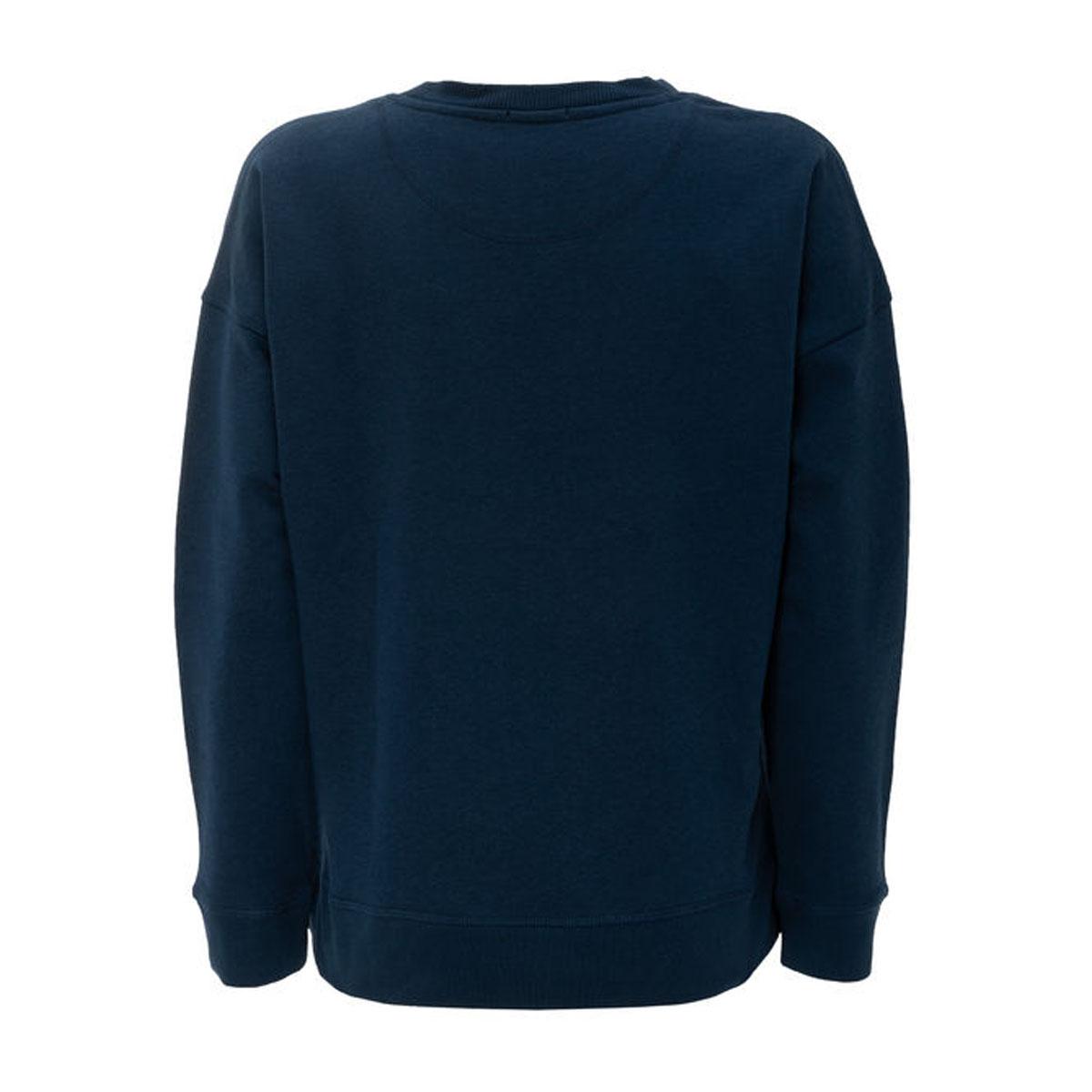 Felpa Da Donna Girocollo Loose Mascheroni Blu MASCHERONI-NS420 PEACOCKBLUE MASCHERONI SELLERIA 