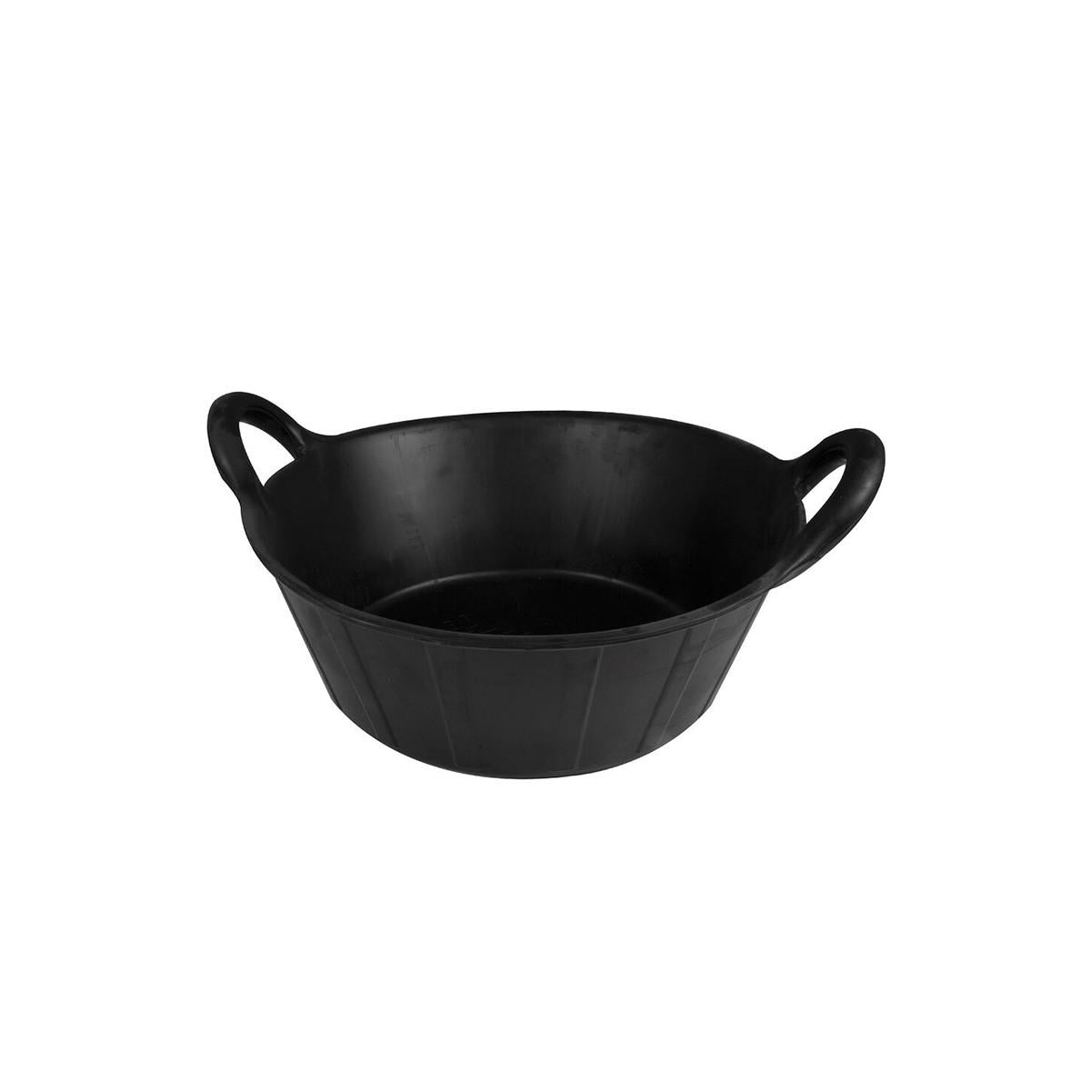 AMAHORSE MANGIATOIA IN GOMMA DA TERRA CON MANICI 20L Nero MANGIATOIE VA00046 VA00046 NERO AMAHORSE 