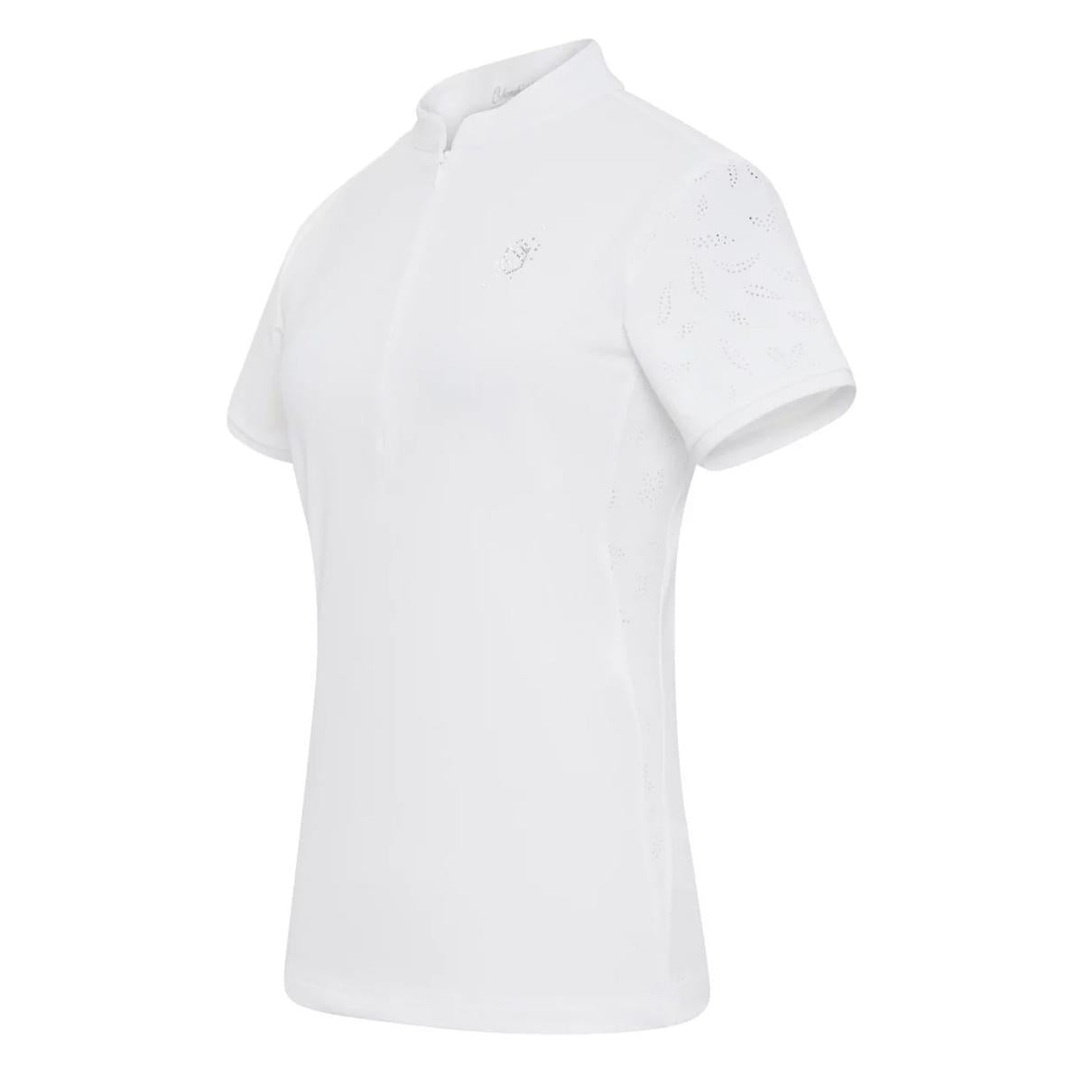 POLO DA CONCORSO DONNA A MANICA CORTA LOUISON SHORT SLEEVES 30SS-LOUISON-SS WHITE SAMSHIELD