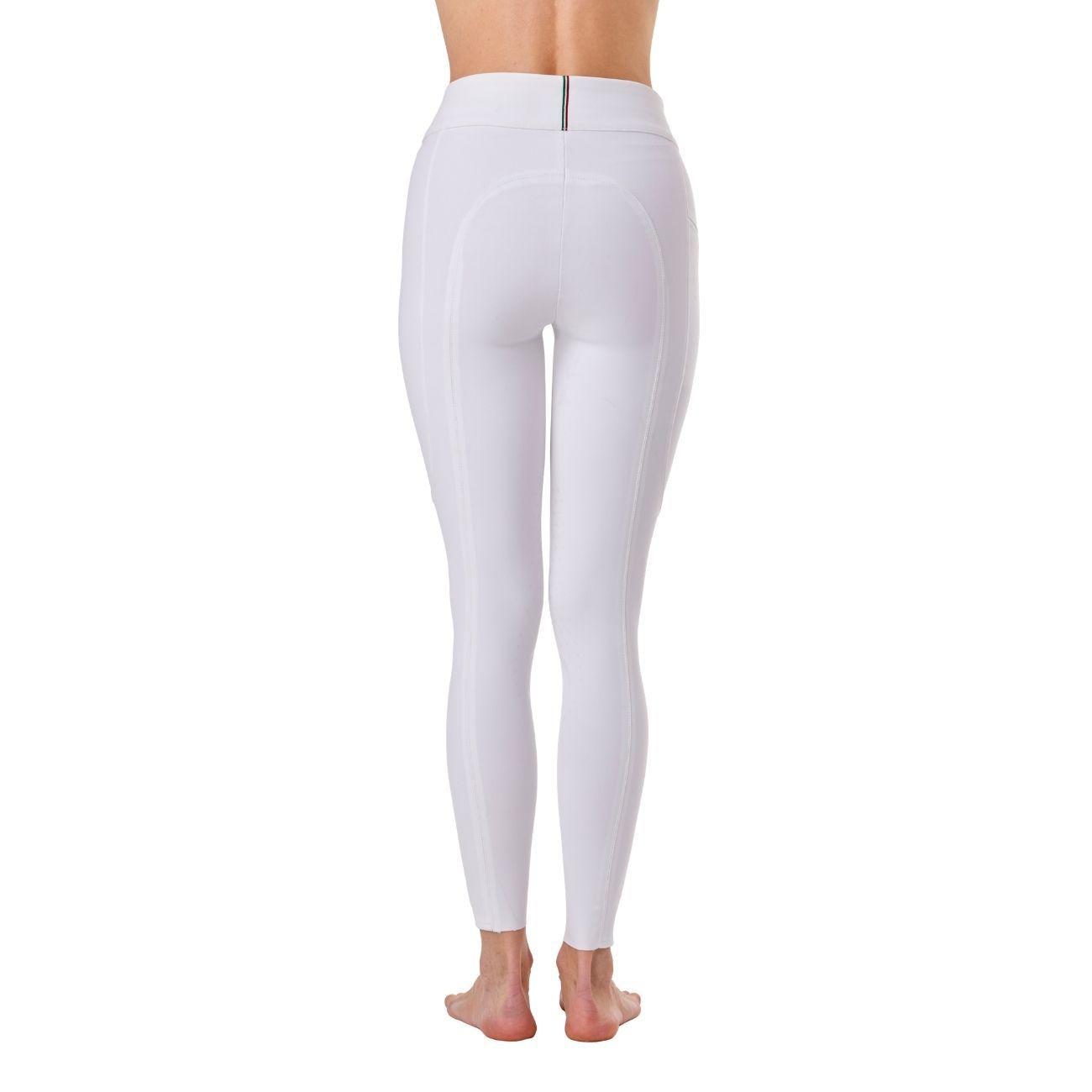 Pantalone Da Donna Half Grip Venezia Mascheroni Bianco 09MA-02VENEZIA 001BIANCO MASCHERONI SELLERIA 