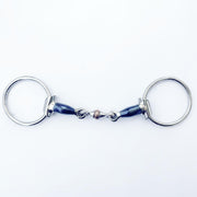 Filetto Ad Anelli Spezzato In Tre Con Rullo Sweat iron Equine Horse 30MA-#23 SWEET IRON EQUINE HORSE 