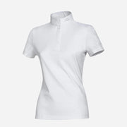 POLO DA CONCORSO DONNA MANICA CORTA ESDIE 32EQ-ES024PH00903 001BIANCO EQUILINE