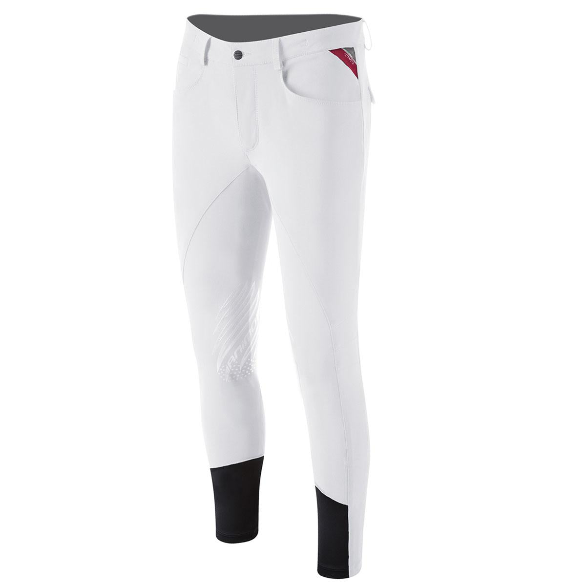 PANTALONI UOMO CON GRIP  AL GINOCCHIO MAEL 30AM-MAEL BIANCO ANIMO