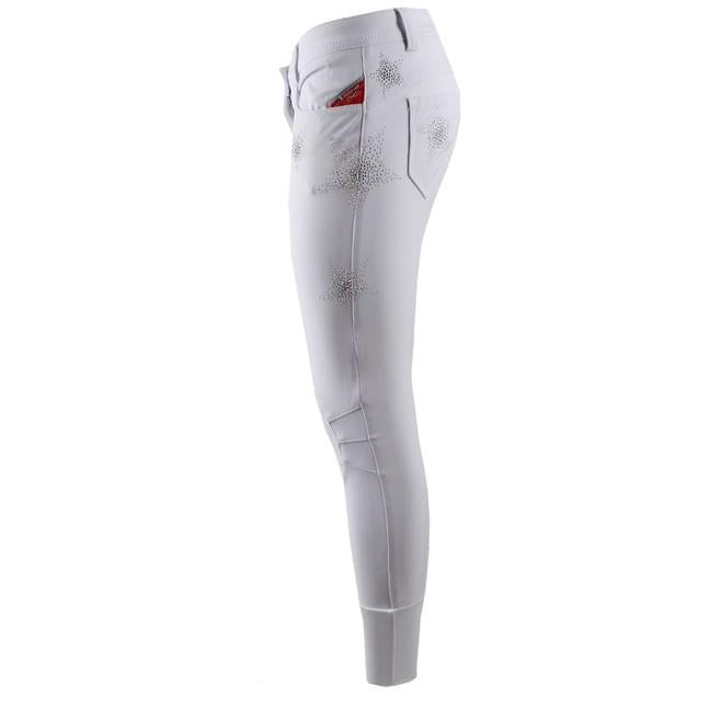 ANIMO Bianco Pantaloni Da Equitazione 16AMNUKINO 02BIANCO ANIMO 