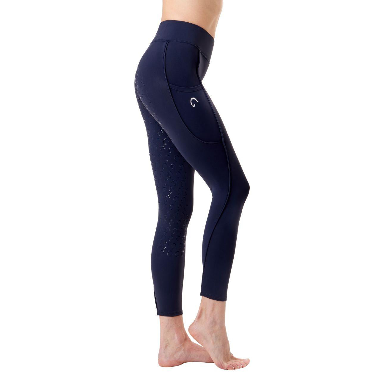 Leggings Da Donna Full Grip Piazza Di Siena Mascheroni Blu 30MA-PIAZZADISIENA NAVY MASCHERONI SELLERIA 