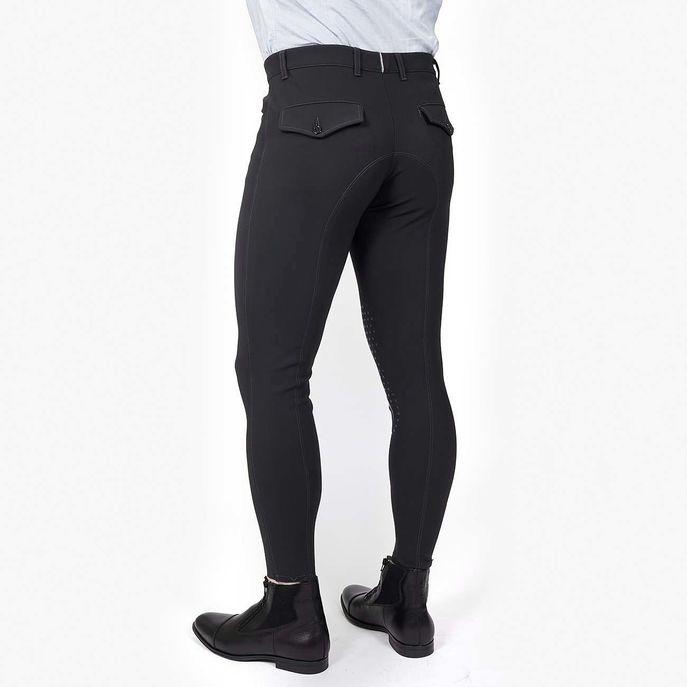 Pantalone Da Equitazione Da Uomo Roma Mascheroni Grigio Scuro 09MA-04ROMA 359GRIGIO SCURO MASCHERONI SELLERIA 