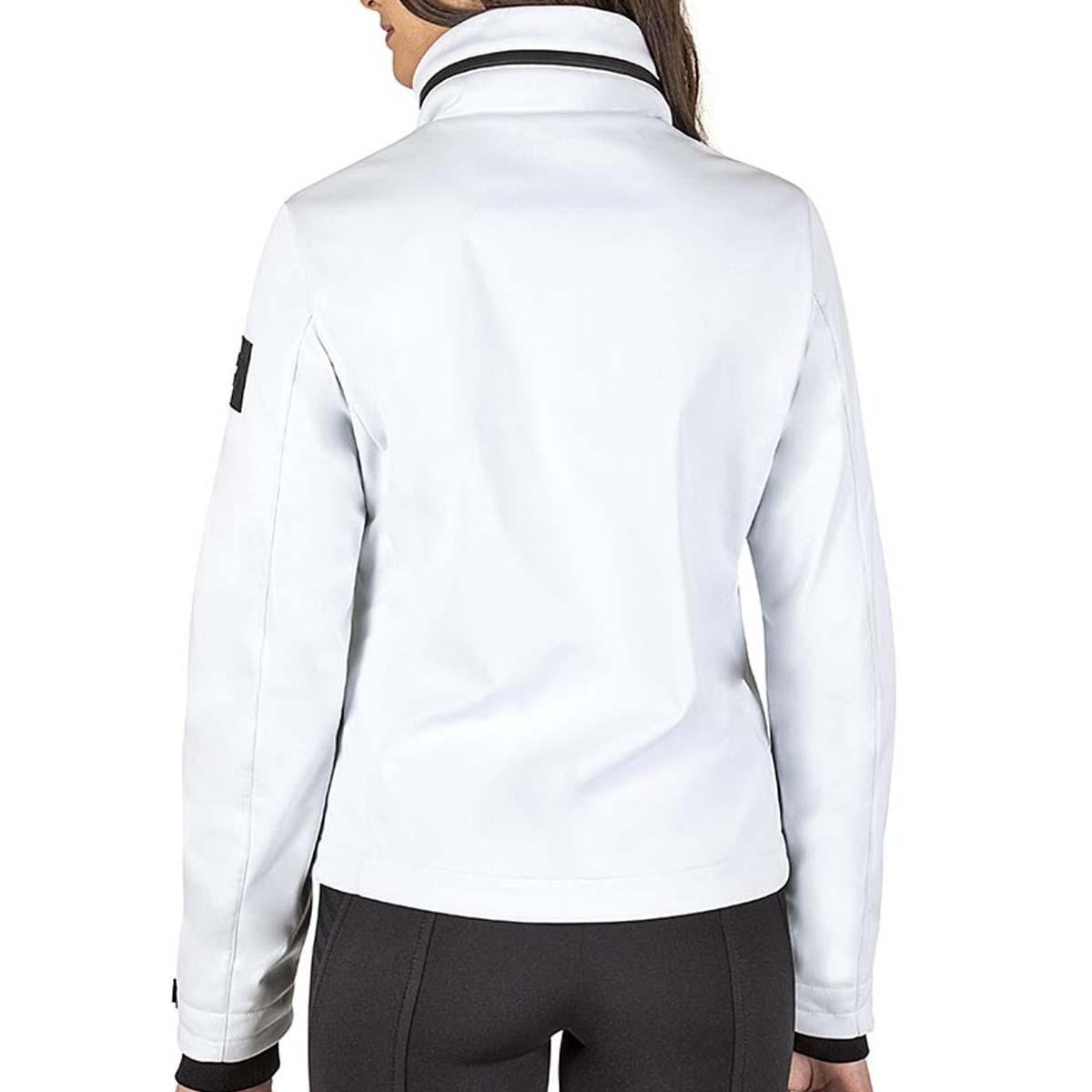 SOFTSHELL DONNA FULL ZIP MOD.CAREC 09EQ-R09775 001BIANCO EQUILINE 