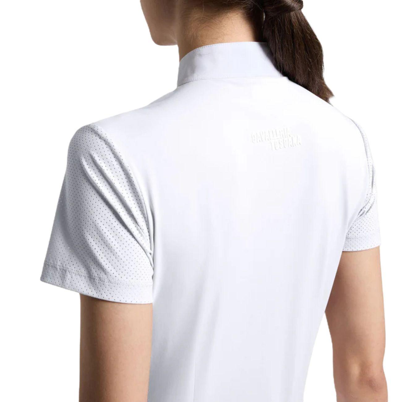 CAVALLERIA TOSCANA Camicia Donna Da Concorso Traforata Bianco CAD276JF023 BIANCO 