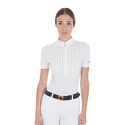 Equestro MEZZA BIANCO Camicie Da Concorso 09AMA-ETW00034 WHITE EQUESTRO 