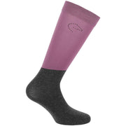 Calze Bicolor Con Logo Equitheme Lilla 9864 034LILLA EQUITHEME 