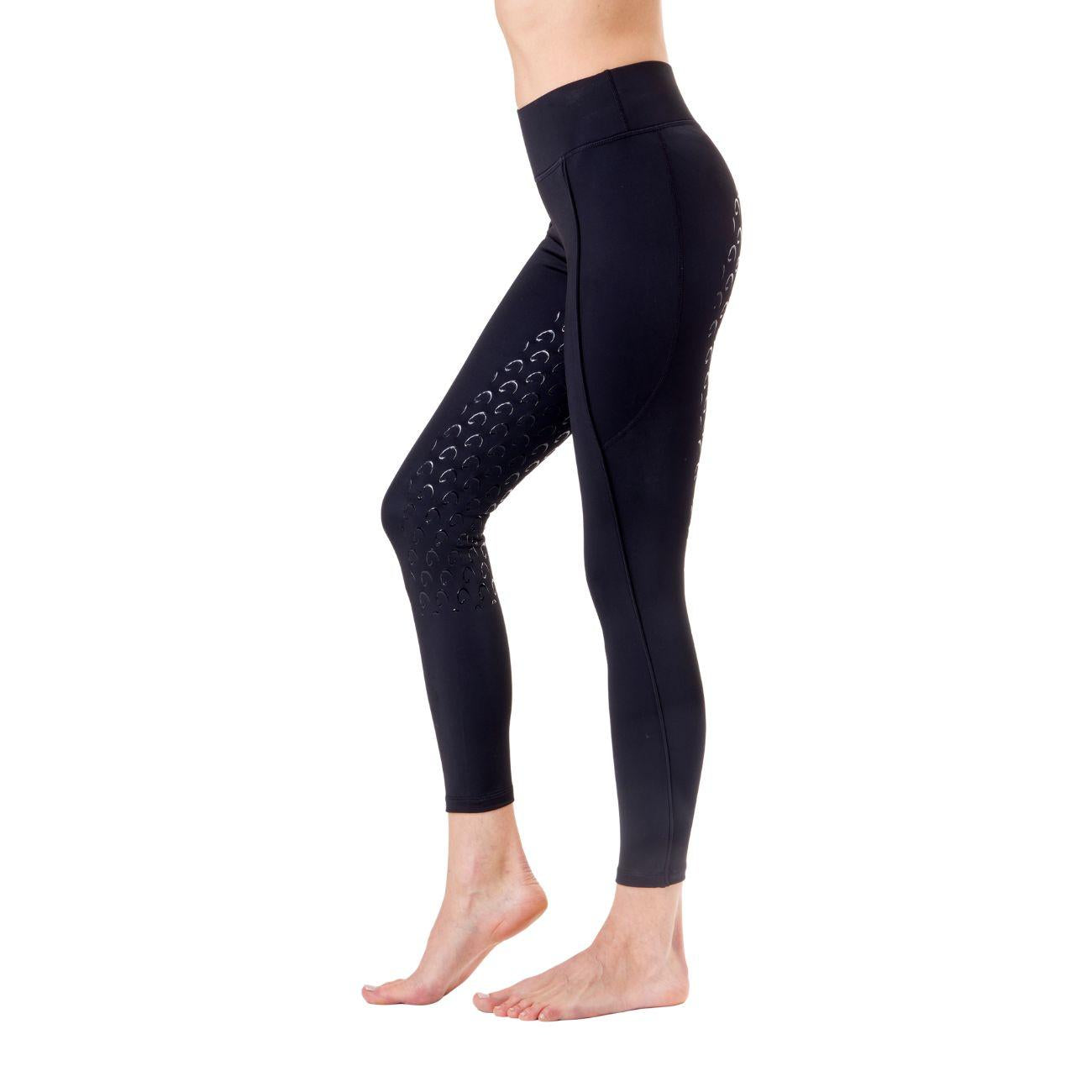 Leggings Da Donna Full Grip Piazza Di Siena Mascheroni Nero 30MA-PIAZZADISIENA BLACK/WHITE MASCHERONI SELLERIA 