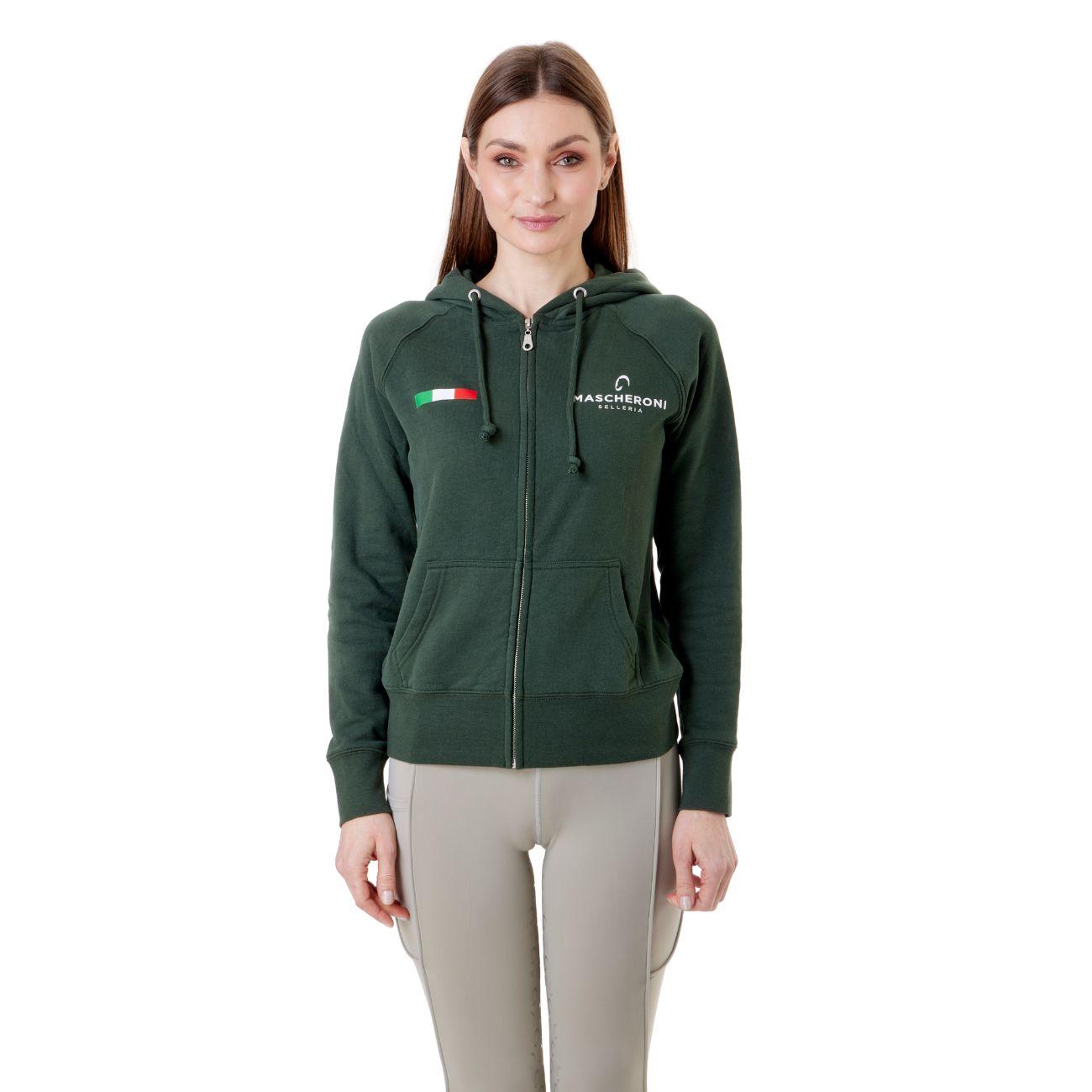 Felpa Da Donna Claim Mascheroni 09MACLAIMD VERDE MASCHERONI SELLERIA 