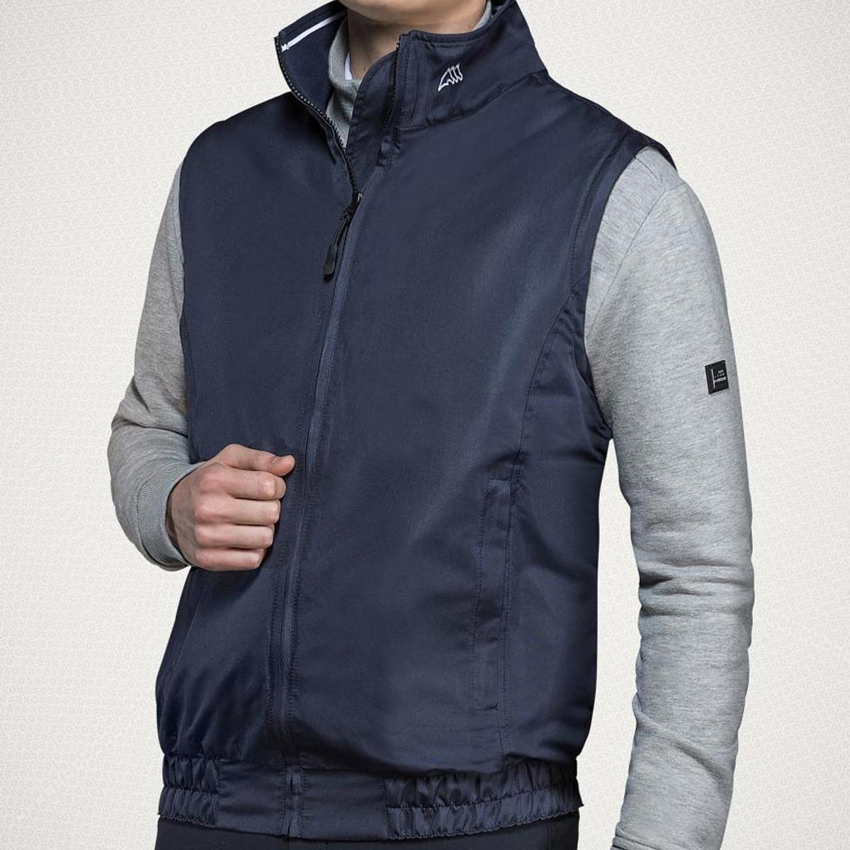 GILET UOMO OVATTA  ARAM PM-EQ-Q10451 002NAVY EQUILINE