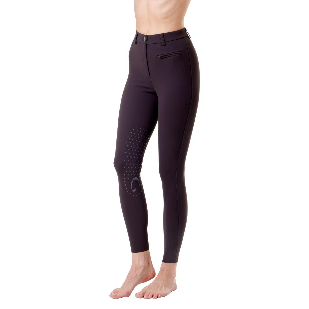 Pantalone Da Equitazione Da Donna Half Grip Parigi Mascheroni Marrone 09MA-05PARIGI 499MARRONE MASCHERONI SELLERIA 