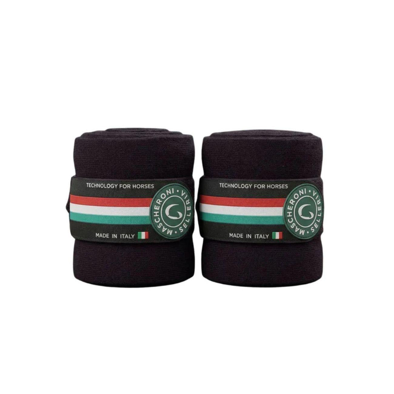 Fasce Da Riposo In Lana Mascheroni Set 2 Pezzi Nero 09MAFASCERIPOSO NERO MASCHERONI SELLERIA 